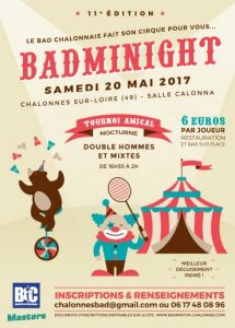 Tournoi Chalonnes 2017