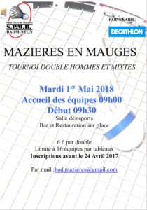 Tournoi Mazières
