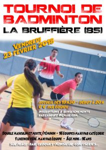 Tournoi La Bruffière 2018