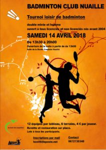 Tournoi Nuaillé 2018