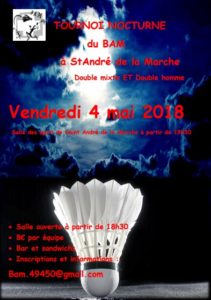 Tournoi Saint André de la Marche 2018