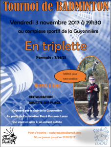 Tournoi Triplette La Guyonnière 2017