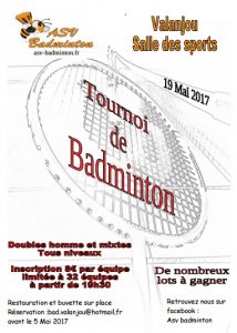 Tournoi Valanjou 2017