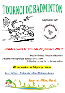 Tournoi La Poitevinière 2018