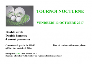 Tournoi Bégrolles 2017