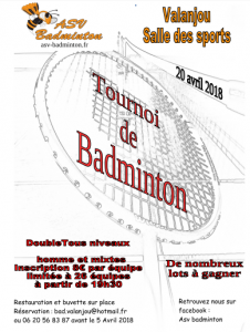 Tournoi Valanjou 2018